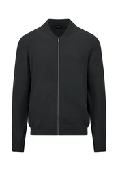 FYNCH-HATTON Strickjacke Cardigan Strickjacke Dunkelgrau/Schwarz/Grau