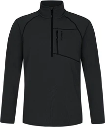 Fleecepullover PRTKODY 1/4 zip active top Deep Grey
