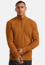 Indicode Sweatjacke INLayton Braun/Orange