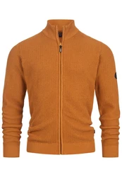 Indicode Sweatjacke INLayton Braun/Orange