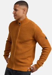 Indicode Sweatjacke INLayton Braun/Orange