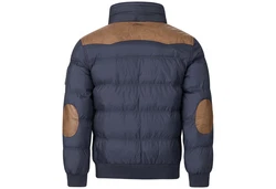 Geographical Norway Winterjacke Designer Herren Outdoorjacke Dunkelblau/Hellblau/Blau