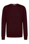 Digel Rundhalspullover Faros Dunkelrot/Bordeaux/Lila