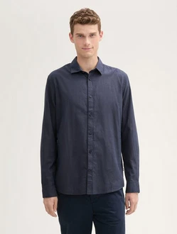 TOM TAILOR Langarmhemd Fitted Hemd