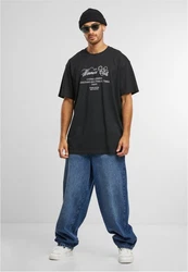 MisterTee T-Shirt Winners Club Oversize Tee Schwarz/Dunkelgrau