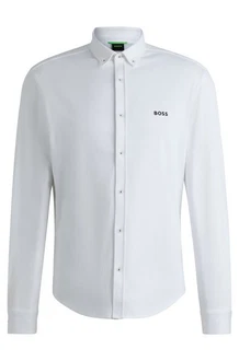 BOSS GREEN Langarmhemd Hemd Motion Regular Fit grün BOSS GREEN Langarmhemd Hemd Motion Regular Fit grün