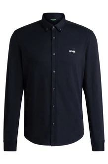 BOSS GREEN Langarmhemd Hemd Motion Regular Fit grün BOSS GREEN Langarmhemd Hemd Motion Regular Fit grün