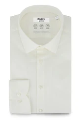 Digel Businesshemd Argos Weiß/Creme/Hellgrün