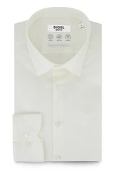 Digel Businesshemd Argos Weiß/Creme/Hellgrün