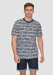 QS Kurzarmshirt Dunkelblau