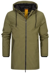 Indicode Kurzmantel INEmilio Dunkelgrün/Khaki/Grün