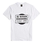 G-STAR T-Shirt Originals Underground Rundhals Weiß/Grau/Dunkelgrau