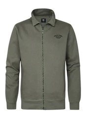 Petrol Industries Sweatjacke Jacke Dunkelgrün/Khaki