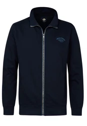 Petrol Industries Sweatjacke Jacke Dunkelblau/Blau/Hellblau