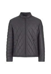 Bikerjacke Jacke Stretch Faux Leather Kunstlederjacke (1-St)