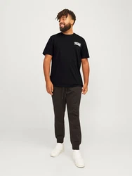Jack & Jones T-Shirt Basic Dunkelblau/Schwarz/Hellblau