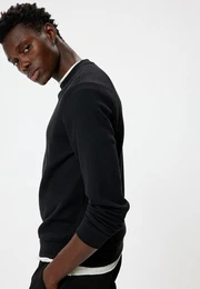 Sweatshirt Rundhalsausschnitt Regular