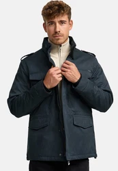 Indicode Winterjacke INWilliax Dunkelblau/Blau