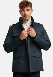 Indicode Winterjacke INWilliax Dunkelblau/Blau