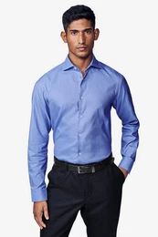 Langarmhemd Signature Slim Fit Strukturhemd, Cutaway-Kragen (1-tlg)