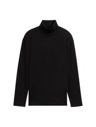 Kurzarmshirt Langarmshirt mit Rollkragen - Regular Fit