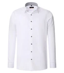 Redmond Businesshemd Slim Fit Weiß/Creme