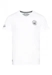 CAMP DAVID T-Shirt CRUISE NORTH Weiß/Creme/Grau/Dunkelblau