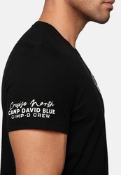 CAMP DAVID T-Shirt CRUISE NORTH Schwarz/Grau