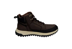 Dockers by Gerli Schnürboots mit seitlichem Reißverschluss Dunkelbraun/Braun