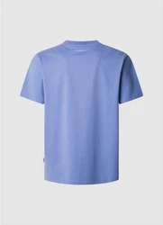 Pepe Jeans T-Shirt DORIAN TEE mit Markenschriftzug Blau/Hellblau/Lila