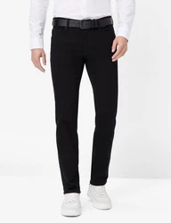 Brax Herren Five-Pocket Hose Style CHUCK Straight Jeans Schwarz/Weiß