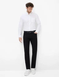 Brax Herren Five-Pocket Hose Style CHUCK Straight Jeans Schwarz/Weiß