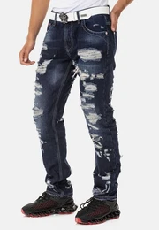 5-Pocket-Jeans Jeans Jeans im Destroyed Look