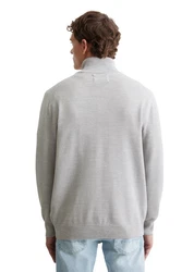 Marc O'Polo Cardigan mit Reißverschluss Grau/Hellgrau