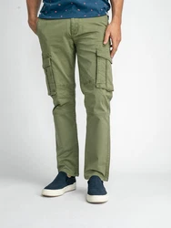 Petrol Industries Chinohose Cargohose Dunkelgrün/Khaki/Grün