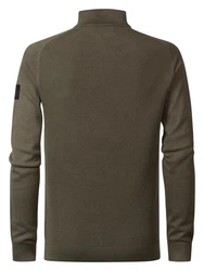 Petrol Industries Strickpullover Minto oliv