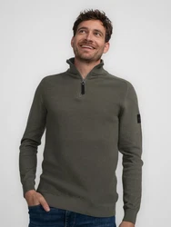 Petrol Industries Strickpullover Minto oliv