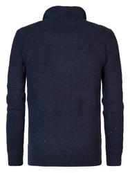 Petrol Industries Strickpullover King Dunkelblau/Blau