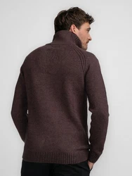 Petrol Industries Pullover 'Kiana' Braun/Dunkelbraun/Dunkelrot/Bordeaux