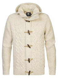 Petrol Industries Strickpullover Strickjacke mit Rippenstrick Portage