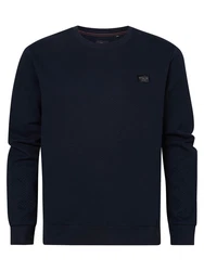 Petrol Industries Sweatshirt 'Firth' Dunkelblau/Blau