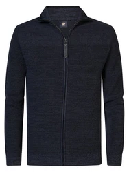 Petrol Industries Strickjacke 'Nulato' navy
