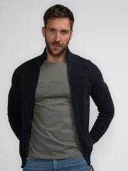 Petrol Industries Strickjacke 'Nulato' navy