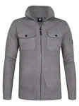 Petrol Industries Strickstrickjacke Sitka Hellgrau/Grau/Braun/Dunkelgrau