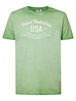 Petrol Industries T-Shirt Moonstone Petrol Industries T-Shirt Moonstone