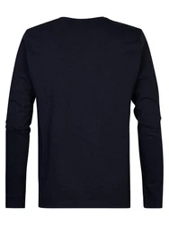 Petrol Industries T-Shirt Langarmshirt Nerrivik Dunkelblau/Rot/Blau