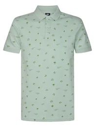 Poloshirt Poloshirt mit All-over Muster Outer Banks