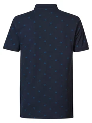 Petrol Industries Poloshirt Biloxi Beach Dunkelblau