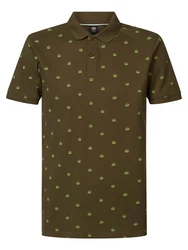 Petrol Industries Poloshirt Biloxi Beach Dunkelgrün