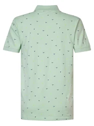 Petrol Industries Poloshirt mit All-over Muster Seashore